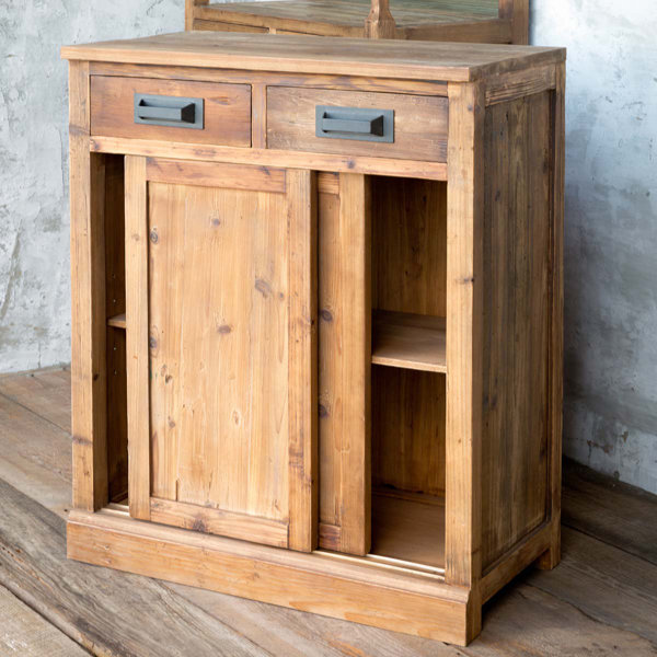 Solid Wood Accent Cabinet 